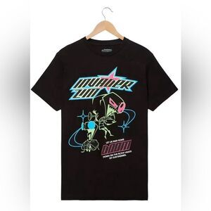 NWOT Nickelodeon Invader ZIM GIR Icons T-Shirt BoxLunch Exclusive black Size 2XL